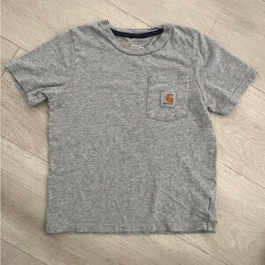 Carhartt Boys Grey Tee - Size 6 - Gently Used